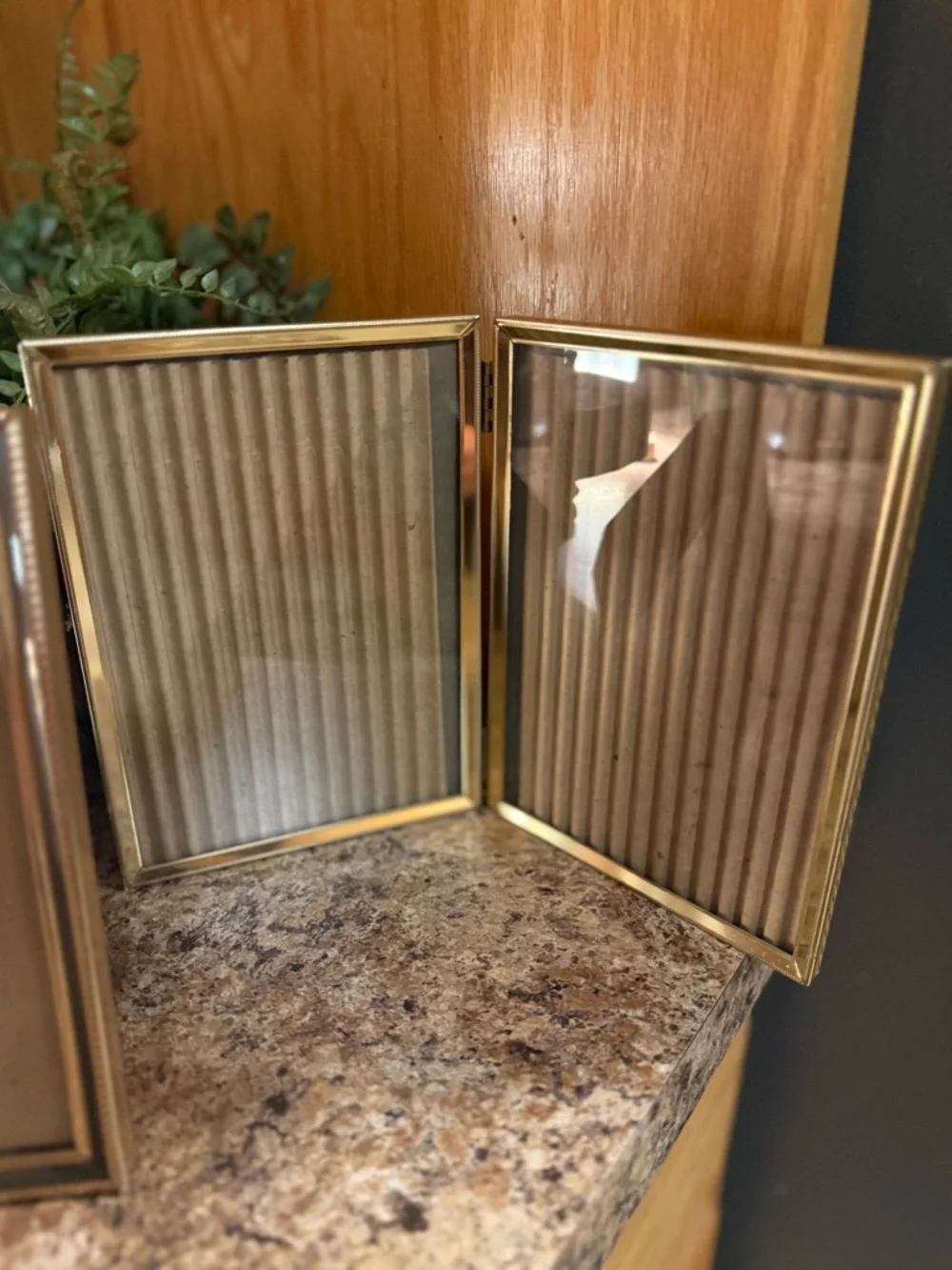Vintage Double And Single Brass Frames 5x7